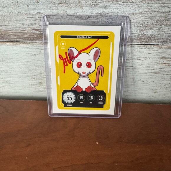 Veefriends x Zerocool Garyvee Signed TCG Cards -Reliable Rat, Piranha,"Die" fly - Picture 4 of 4